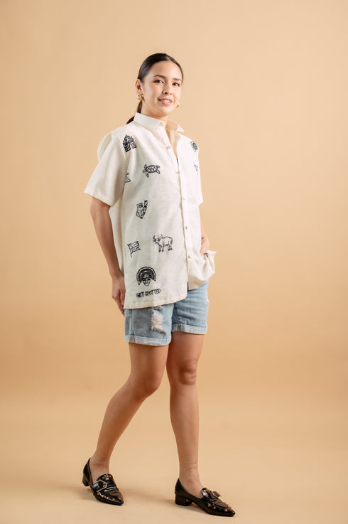 Modern Filipiniana: Del Pilar Unisex Barong for Little Boys